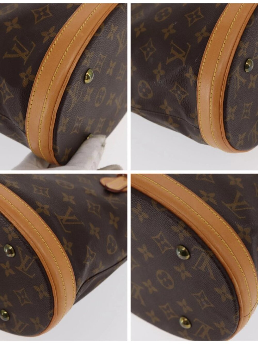 LOUIS VUITTON Monogram Bucket PM Shoulder Bag M42238 LV Auth am9732 - Picture 14 of 16
